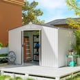 thumbnail image 2 of Outsunny 9' x 6' Garden Storage Shed w/ Steel Foundation Kit, 2 of 10