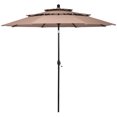 thumbnail image 2 of Patiojoy Outdoor Auto-tilt Patio Market Umbrella W/ Double Vented, 2 of 10