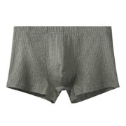 FhsagQ Underwear Mens Underwear Trunks No Fly Super Fit Mens Cotton Underwear Cotton Boxers Thin Boys Sports Comfortable Breathable Boxer Shorts Men's Underwear Silk Comfortsoft Grey L