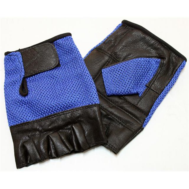 Gants en Cuir&44; 2XL - Bleu