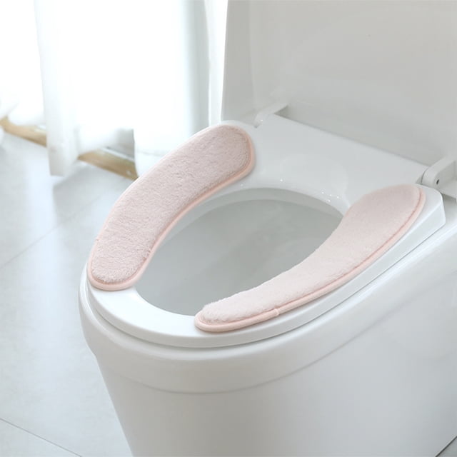 Liquidation des Offres du Jour! Coussin de Siège de Toilette Épaissi Deux Pièces Adhésif Imperméable Housse de Siège de Toilette Lavable Coussin de Siège de Toilette Réutilisable