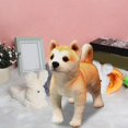 thumbnail image 4 of F Small Sized Simulated Puppy Plush Doll Goodnight Sleeping Toy Gift For Family Children Comfort Feel, 4 of 6