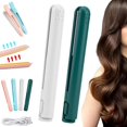 thumbnail image 1 of Ceramic Mini Hair Curler, Dual Glam Mini Dual Purpose Curling Iron, Dualglam Mini Curling Iron, for Travel Home, 1 of 8