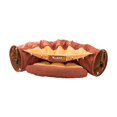 thumbnail image 2 of DOLITY Bunny Tunnel Bed Interactive Foldable Soft Cats Tunnel Tubes Toys with Removable brown, 2 of 9