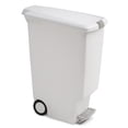 thumbnail image 3 of Simplehuman 40 Liter / 10.6 Gallon Slim Kitchen Step Trash Can With Secure Slide Lock, White Plastic, 3 of 5