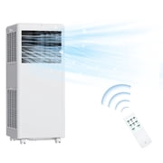 8000 BTU 3-in-1 Portable Air Conditioner – Dehumidifier & Fan – Quiet AC with Remote Control, 24H Timer, Sleep Mode – Cools Rooms up to 350 Sq.Ft – Window Kit – Ideal for Bedroom, Living Room, Office