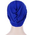 thumbnail image 2 of Bangcool Turban Headwrap Twisted Braid Elastic Beanie Headwrap Hair Loss Cover Sleep Cap, 2 of 8