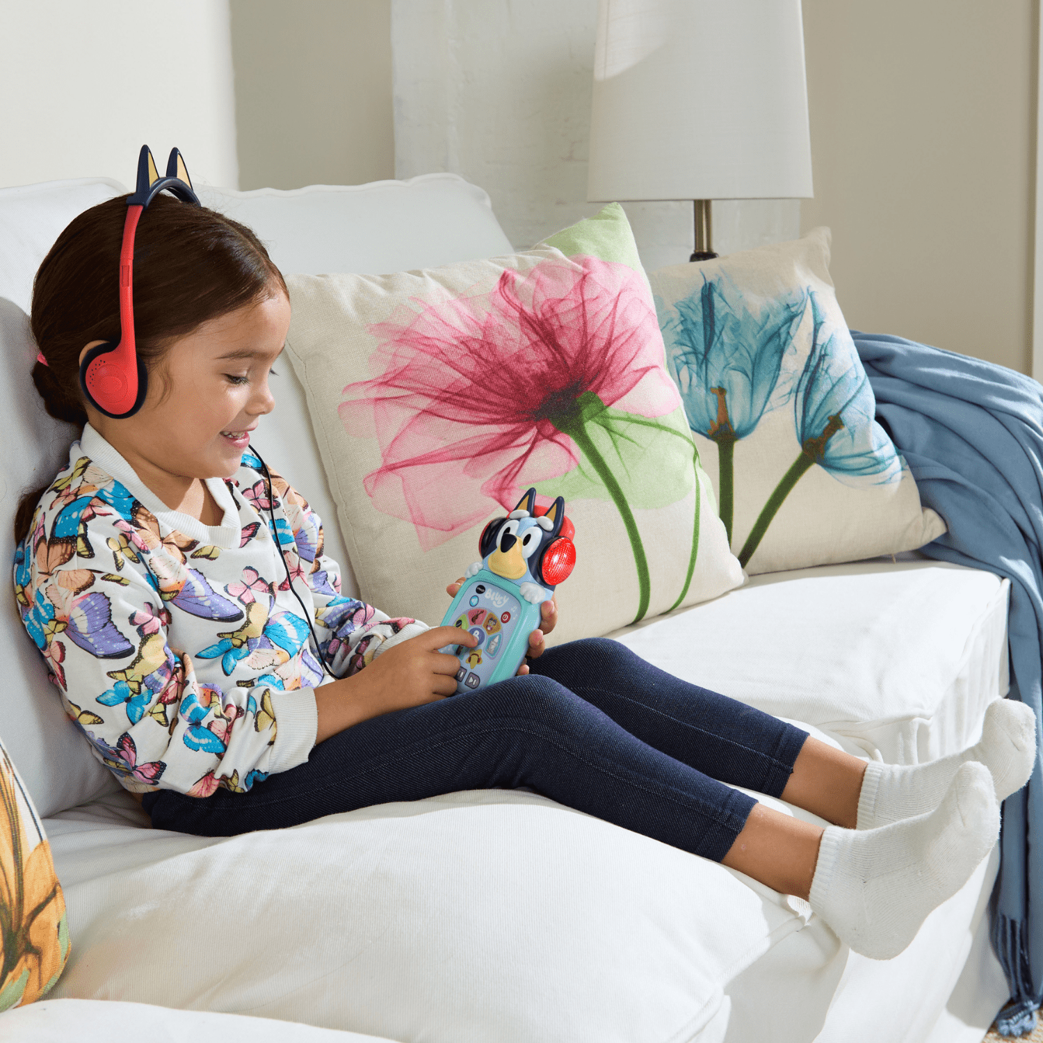 VTech Bluey Mon baladeur musical avec les chansons de la série pour les enfants - Version Anglaise, 3+ Ans