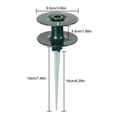 thumbnail image 3 of Support de Boyau d'Arrosage Robuste, Guide de Boyau d'Arrosage à Crampons, Fournitures de Jardin, Pinces pour Boyau, Guides de Tuyau d'Eau, Roues, Clous de Sol et Roues de Tuyau, Minuterie d'Eau pour Boyau d'Arrosage, Support de Boyau d'Arrosage, 3 of 9
