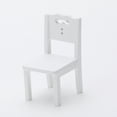 thumbnail image 2 of Meuble Simulateur de table et Chaise pour Enfants, 3 Pcs, Blanc, 2 of 5