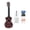Grain de Bois Brun, variante sur lionlar Guitare Jouet pour Enfants Classique Éducatif Musique Art pour Débutant pour Enfants grain de Bois Rouge