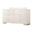 thumbnail image 3 of Coaster Furniture Felicity 6 Tiroirs Blanc Lustré,, 3 of 3