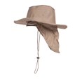 thumbnail image 2 of Top Headwear Chapeau Bob Safari Explorer avec Couvre-Cou à Rabat - Kaki - Petit, 2 of 2