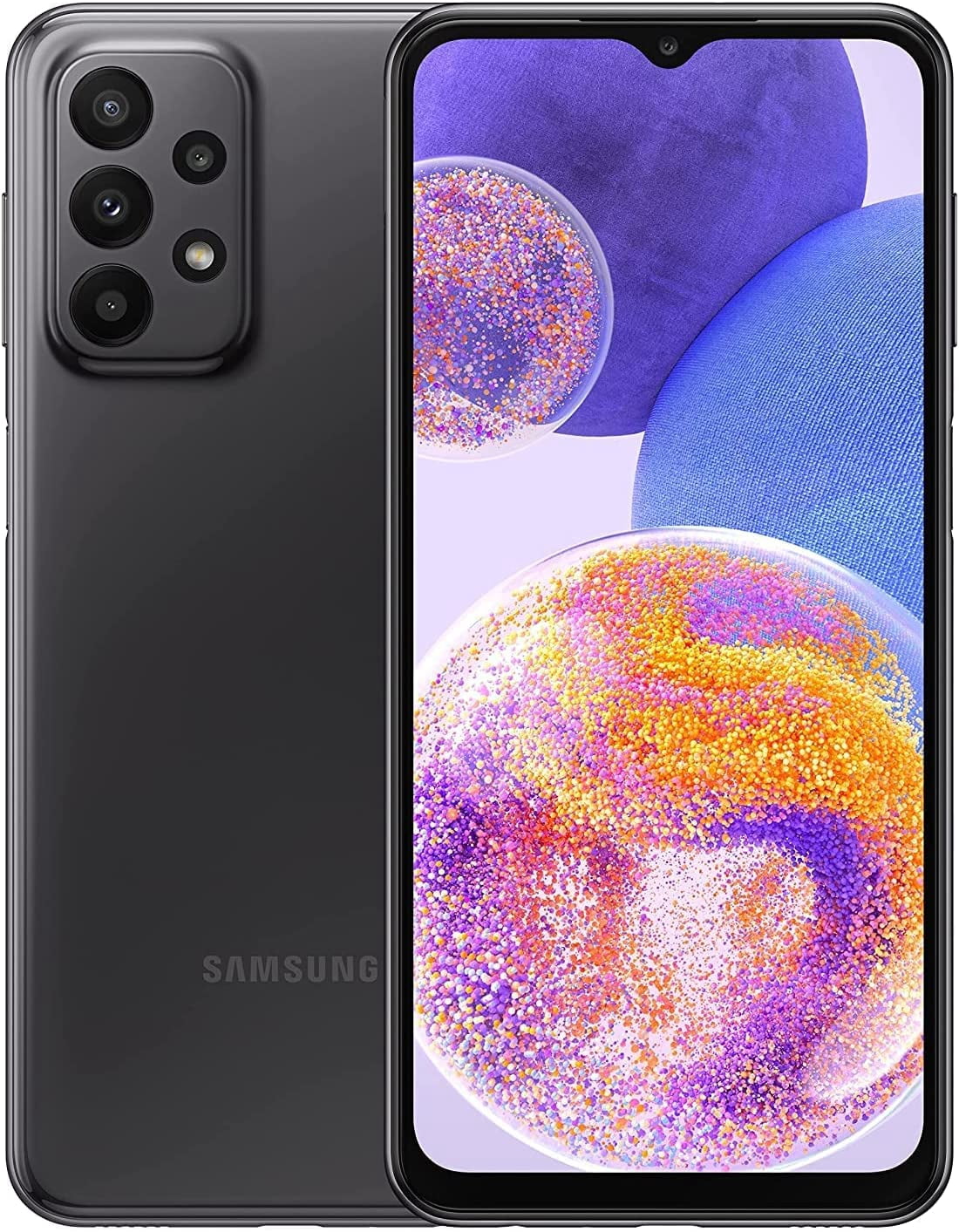 Samsung Galaxy A23 5G (SM-A236) 6.6" HD Display + Andriod 13, 4GB RAM /64GB Memory Unlocked Smartphone Black