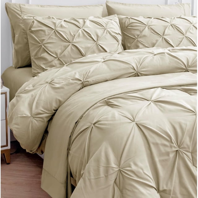 Queen Comforter Set - Pieces Bed in a Bag - Bedding Set with Comforters Sheets Pillowcases Shams Queen Size Bedding Set