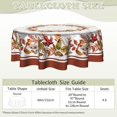 thumbnail image 4 of Fall Round Tablecloth Autumn Maple Leaves Printed Wrinkle Resistant Washable Tabletop Thanksgiving Table Cover for Seasonal Holiday Dining Party Decor 60 Inch, 4 of 6