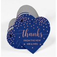 thumbnail image 3 of Inkdotpot Rose Gold Foil Paper Hang Tags Thanks From The New Wedding Favor Tags 50 Pieces, 3 of 6