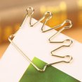 thumbnail image 3 of Clip de Papeterie, Design en Forme de Couronne, 10 Pcs de Clips en Papier Adorables, Marque-Pages, Papeterie Quotidienne, Album Photo pour Documents, DIY pour École Bureau, 3 of 8