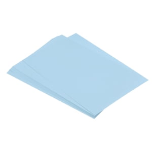 Unique Bargains 75 Feuilles A4 Papier imprimé coloré 8.5' x 11' Papier Origami 80gsm pour l'impression, bleu clair