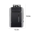 thumbnail image 3 of Cagogo Laptop Backpack, Business Slim Laptop Bag with USB Charging Port for Men Women, Water Resistant 16 Inch Computer Backpack, Durable Travel Backpack for College Study Work Office Commute, 3 of 9