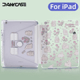 thumbnail image 2 of 360° Rotation Transparent Case for iPad Air 4/5 10.9 iPad 10th Gen 7/8/9th 10.2 5/6th 9.7 Pro 11 Pro 12.9 Mini 6 Tablet Cover fully transparent iPad 12.9, 2 of 6
