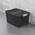 thumbnail image 4 of Sterilite Boîte Empilable 72L - Noir, 4 of 9