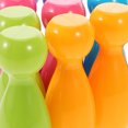 thumbnail image 3 of OUNONA 1 Set Bowling Pins Toy Bowling Set Plastic Multi-colored Skill Development, 3 of 8