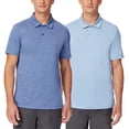 thumbnail image 2 of 32 Degrees Cool Polo Shirt for men, 2 pack, Color Blue and light Blue, Size Large, 2 of 5