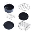 thumbnail image 3 of Less Fat Fryer Accessories Set Air Fryer Accessories Parts Cake Barrel Beef For Pancakes Make French Fries Pizza, 3 of 8