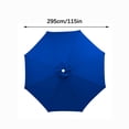 thumbnail image 2 of LSLJS Garden Umbrella Outdoor Stall Umbrella Beach Sun Umbrella Replacement Cloth 118 Inch Diameter with 8 Bones, Portable Windproof Compact Travel Umbrella, 2 of 4