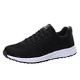 thumbnail image 1 of Kcodviy Femmes Maille Uni Antidérapant Espadrilles Compensées pour Femmes Chaussure à Lacets Espadrilles Espadrilles Décontractées Chaussures Femmes Chaussure Étudiant Chaussure de Course, 1 of 8