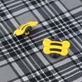thumbnail image 5 of LA VOGUE Shank Button - Bee, 31 mm (1.22 in) (Metallic Motif), Yellow, 5 of 5