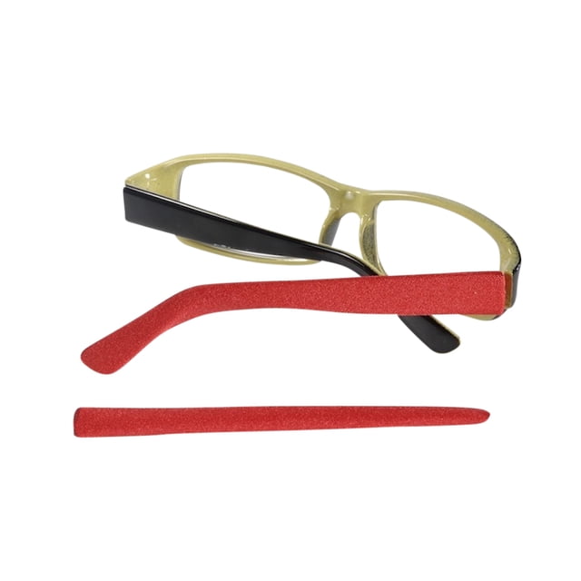 Temeplesox Manchons de Lunettes Couvre-Bras Couleur Confort, Rouge Grand