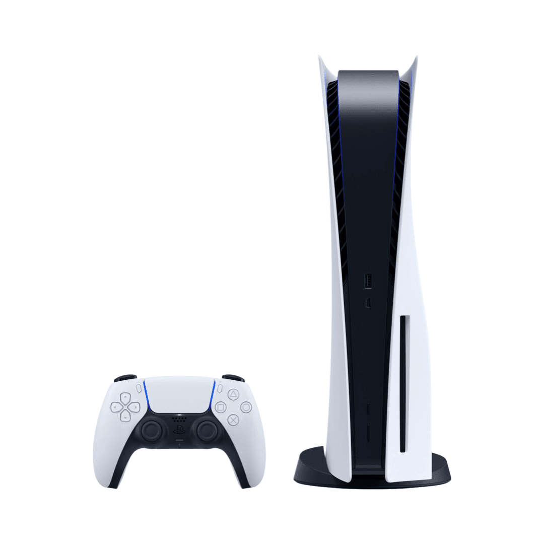 Restored Sony PlayStation 5 Console (Disc Edition) - 825GB SSD, 4K Gaming, White (Good)