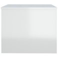 thumbnail image 5 of vidaXL Coffee Table High Gloss White 80x50x40 cm Engineered Wood, 5 of 5