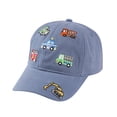 thumbnail image 1 of MIASHUI Kids Baseball Cap Toddler Embroidered Car Sun Hat Adjustable Trucker Hats,Sky Blue,2-8 Years, 1 of 6
