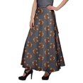 thumbnail image 3 of Moomaya Jupe Longue Imprimée en Rayonne pour Femmes Grande Taille, Jupe Maxi à Taille Nouée, 3 of 6
