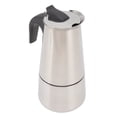 thumbnail image 2 of Portable Stainless Steel Moka Pot For Home And Outdoor Camping, Electric Coffee Maker With  Material, 2 of 8