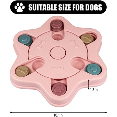 Jouets Casse-Tête pour Chien Design Coloré Jouets Interactifs pour Chien Boîte Casse-Têtes pour Chien pour l'Entraînement du QI Jouets d'Enrichissement pour Chien