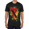 thumbnail image 1 of Malcolm X T-Shirt Doux pour Homme à Éclaboussures Abstraites, 1 of 1
