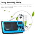 thumbnail image 4 of Rolton W405 FM Digital Radio Portable USB Wired Computer Speaker HiFi Stereo Receiver w/ Flashlight LED Display Support TF Music Play, 4 of 7