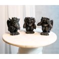 thumbnail image 1 of Whimsical Winged See Hear Speak No Evil Laughing Mini Gargoyle Figurines Set, 1 of 5