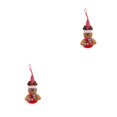 thumbnail image 2 of QualitChoice Pendentif Arbre de Noël Portable Réutilisable Hôtel Restaurant Bar Centre Commercial Décoration Décorative Accessoires Animal 2Set, 2 of 6