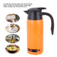 thumbnail image 4 of Electric Tea Kettle, 800ml Car Electric Kettle, Portable Stainless Steel Making Coffee Cooking Noodles For Boiling Water Tea Orange, 4 of 8