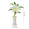 thumbnail image 2 of Lunxisen 2 Pcs Flower Pot Night Light Desk Lamp Home Decor Ambient Lighting Gift Idea, 2 of 7