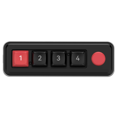 thumbnail image 1 of Mechanical Keyboard 4 Keys 1 Knob Macro Programming Keyboard RGB Wired Hot Swap Macro Gaming Mechanical Keyboard Black,1x Mechanical Keyboard,Black, 1 of 6