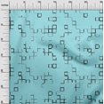 thumbnail image 3 of oneOone Rayon Aqua Blue Fabric Geometric Craft Projects Decor Fabric Printed By The Yard 56 Inch Wide, 3 of 5