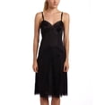thumbnail image 1 of Vanity Fair Womens Rosette Lace Full Slip, 42-24 Length, Midnight Black, 1 of 5