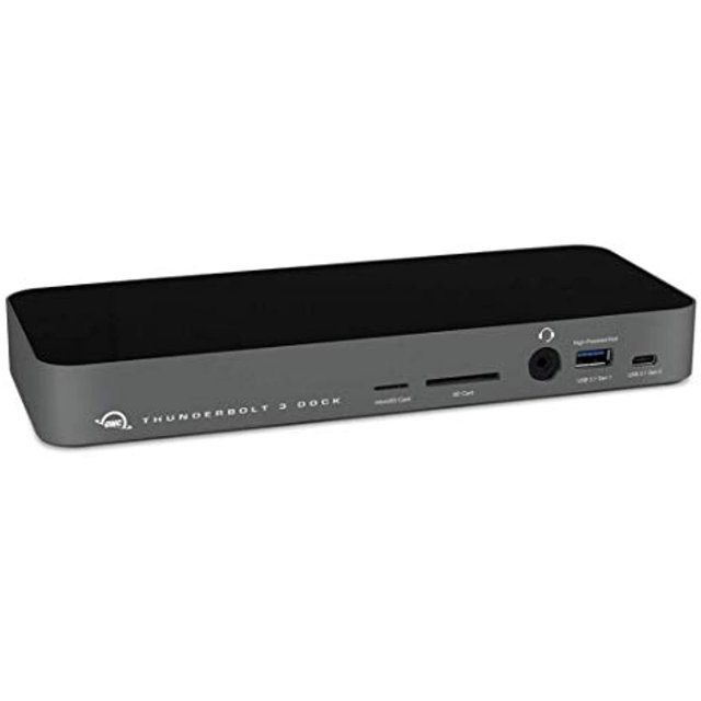 OWC 14-Port Thunderbolt 3 Dock with Cable, Compatible with Windows PC and Mac, Space Gray