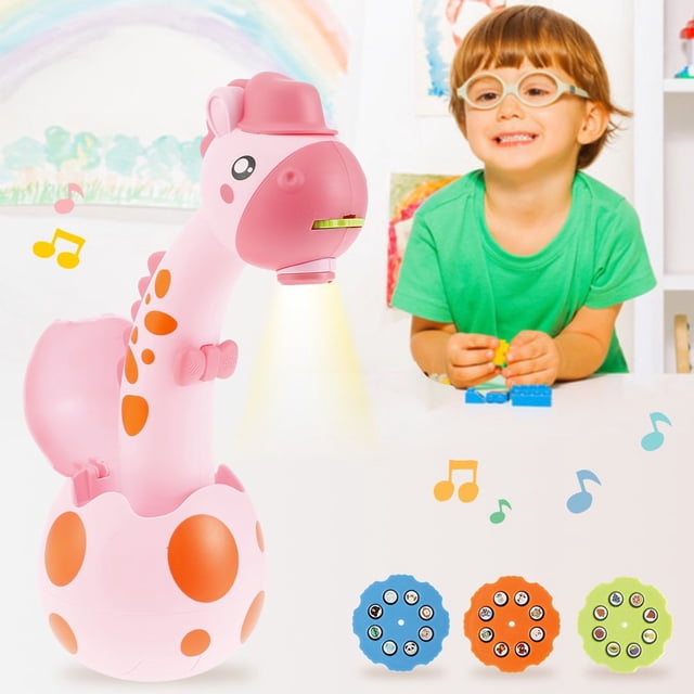 Projecteur Intelligent pour Enfant Projecteur de Table Jouet pour Tout-Petit Ensemble Éducatif de Dessin pour Enfants Garçons Filles 3+